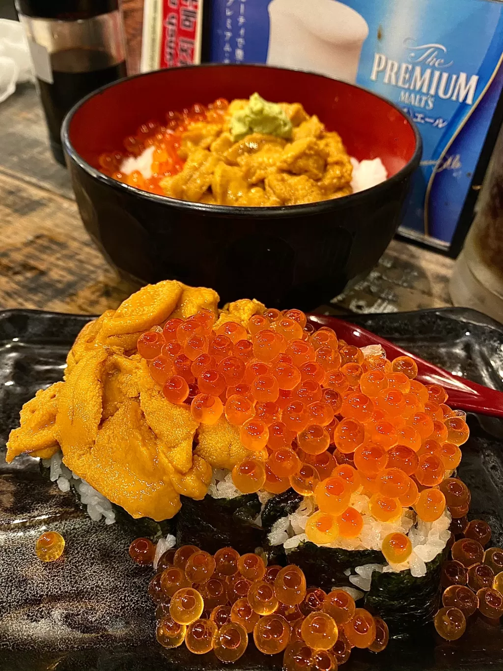 Osaka-Gokai Tachi Sushi, fresh and cost-effective sea urchin rice next to Osaka Kuromon Market