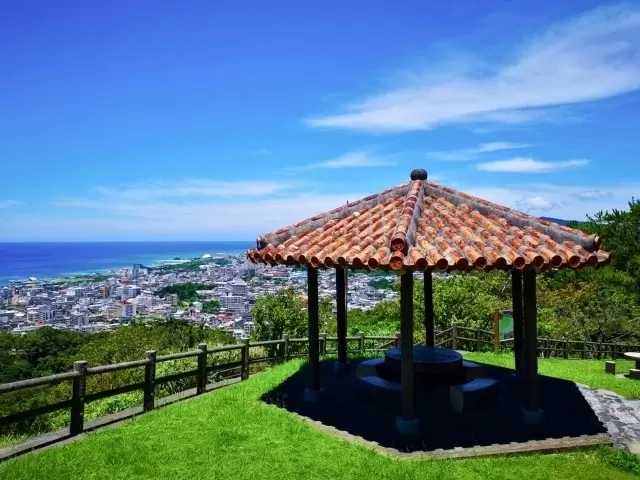 Okinawa-The observatory of Nago Castle Park in northern Okinawa! A hidden spot for enjoyment