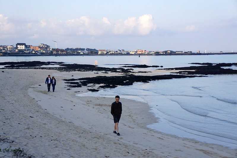 Busan/Jeju-Jeju Island, early morning walk along the Jejae Beach and the Wolryeong-ri Cactus Trail