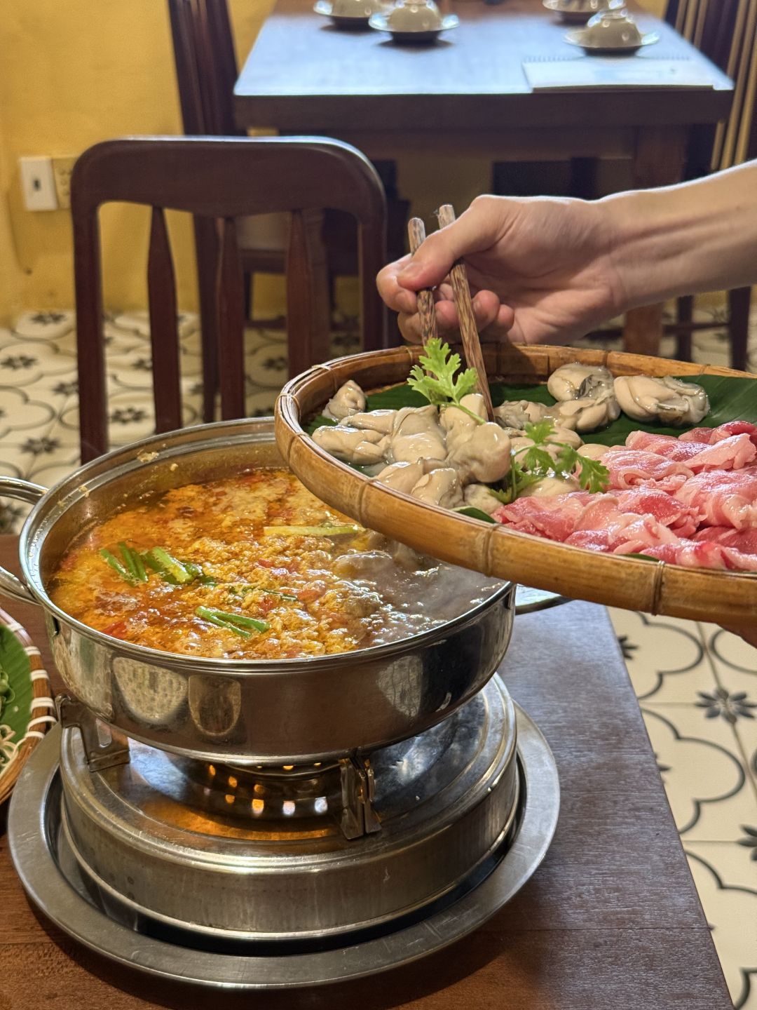 Ho Chi Minh-The crab roe hotpot at the Michelin-rated Nha Tu restaurant in Ho Chi Minh is delicious