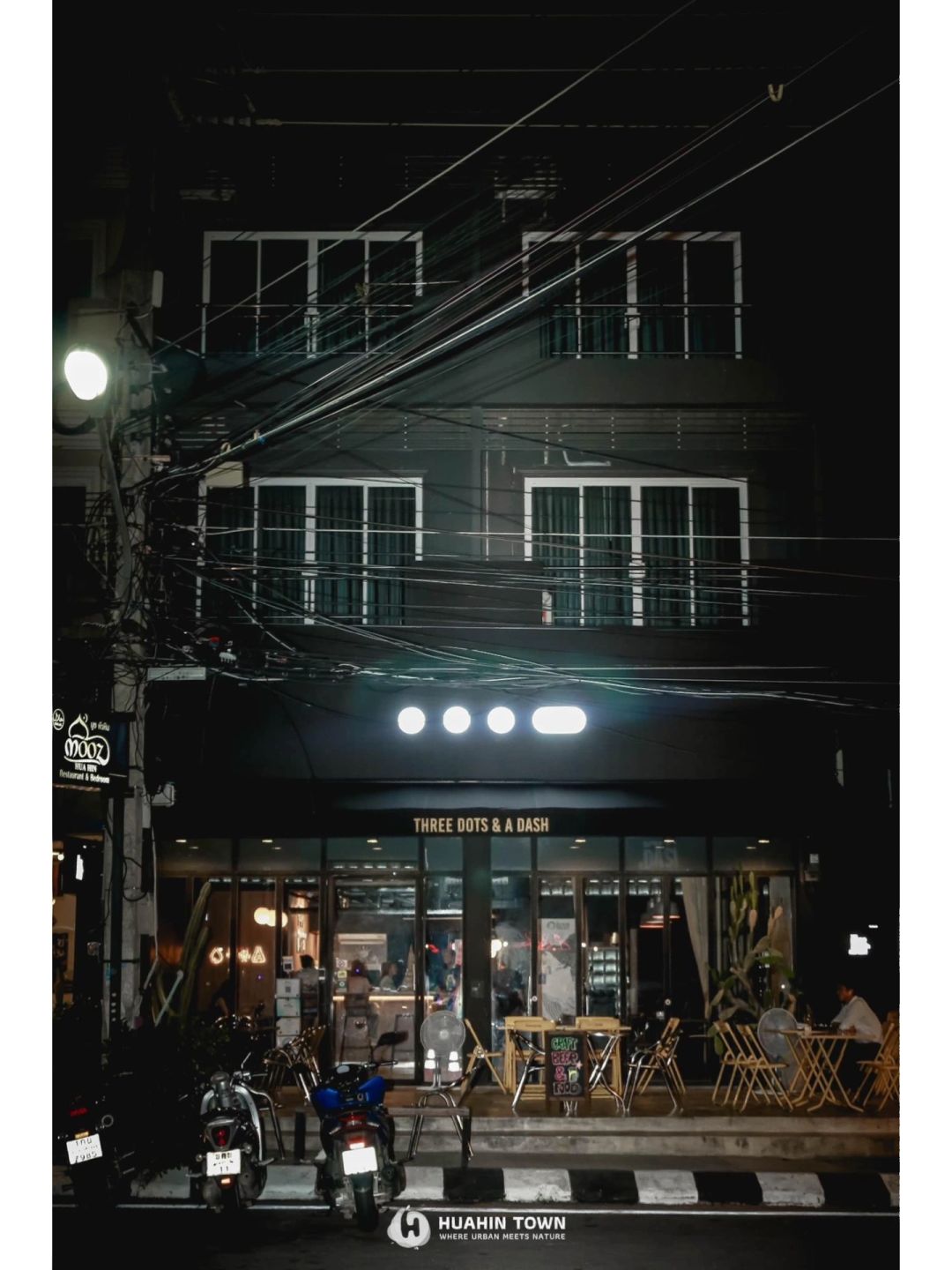 Hua Hin-THREE DOTS & A DASH in Hua Hin, Thailand, a bar club for those seeking tipsiness at night