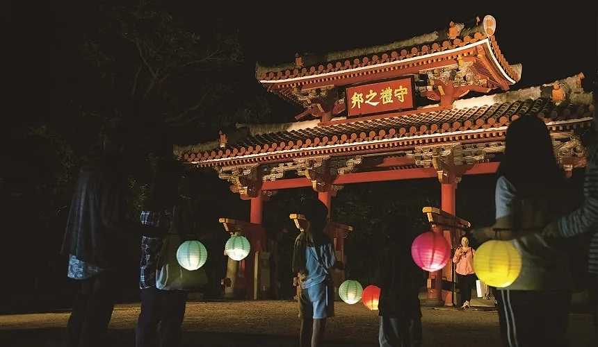 Okinawa-The glory of the Ryukyu Dynasty reappears! Parade of Okinawa kings and princesses, traditional art performances