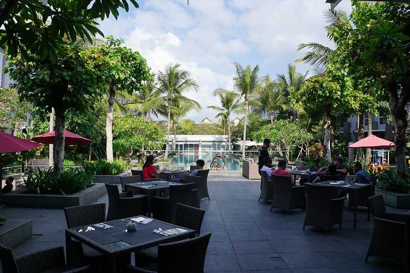 Jakarta-Hilton Garden Inn Bali Ngurah Rai Airport in Bali, Indonesia, gold card members and above enjoy free breakfast