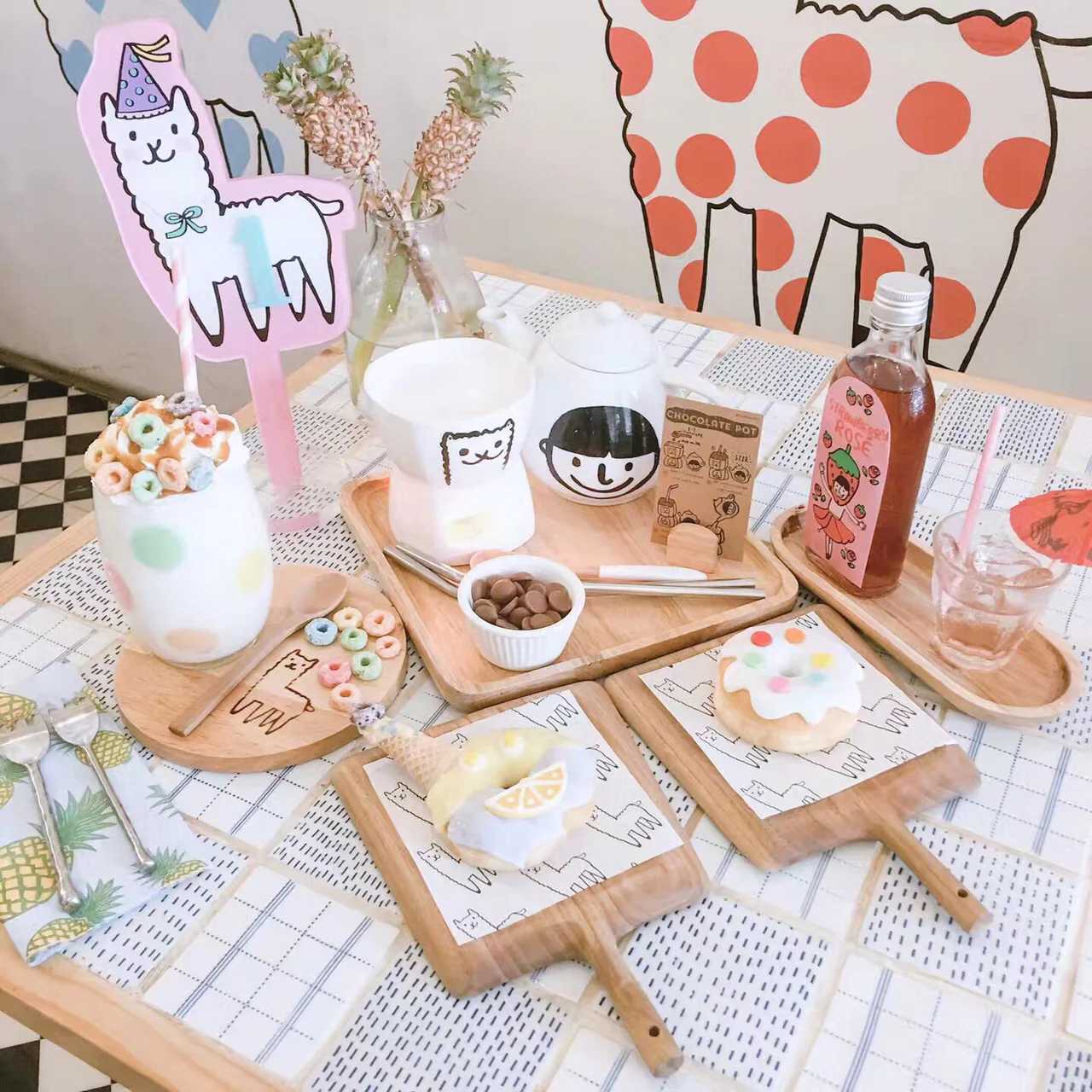 Bangkok-Nahim Cafe × handcraft,🐑 the cutest coffee shop in Bangkok, is a favorite of girls