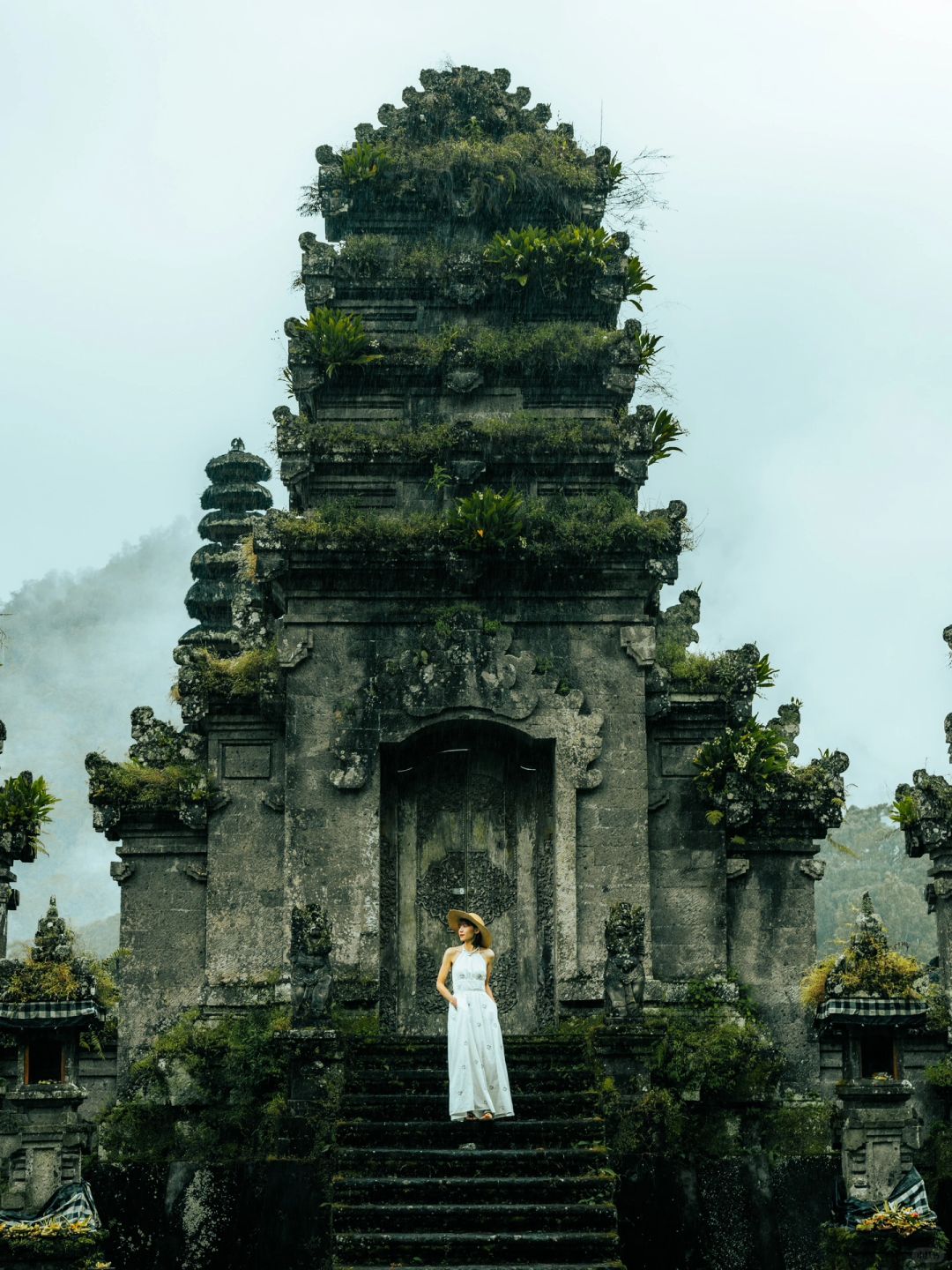 Bali-Pura Ulun Danu Tamblingan, an ancient 10th century temple on Lake Tamblingan, Bali