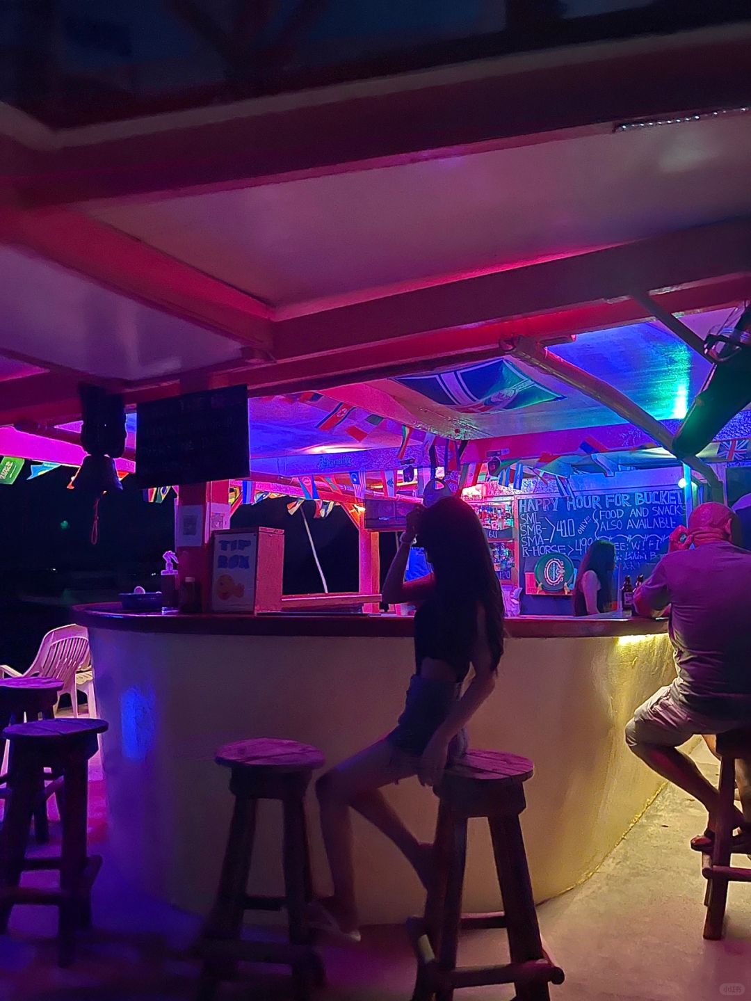 Manila/Luzon-Bikini Bar and Big Apple Bar, a mini bar and local hangout in the middle of the ocean