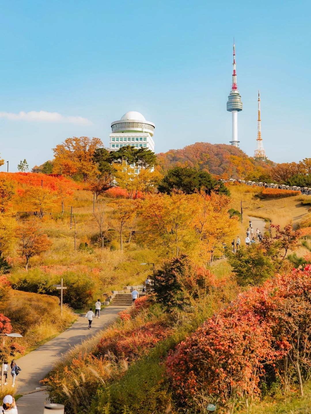 Seoul-Seoul Namsan Park Baekbeom Square, 🦙enjoy the most beautiful autumn in Korea