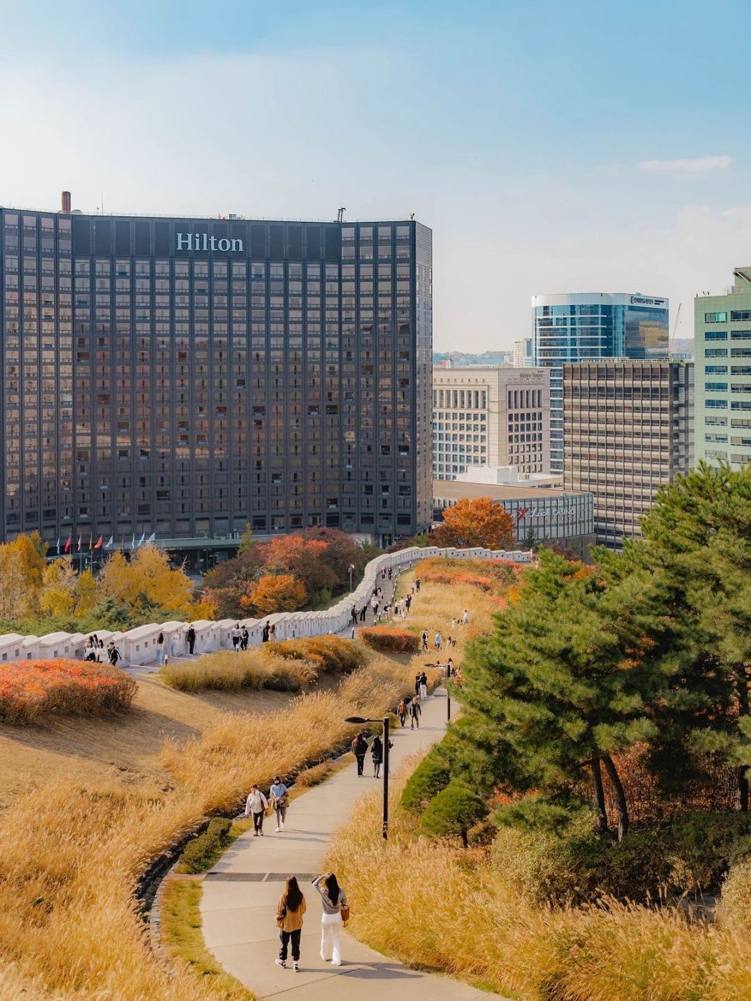 Seoul-Seoul Namsan Park Baekbeom Square, 🦙enjoy the most beautiful autumn in Korea