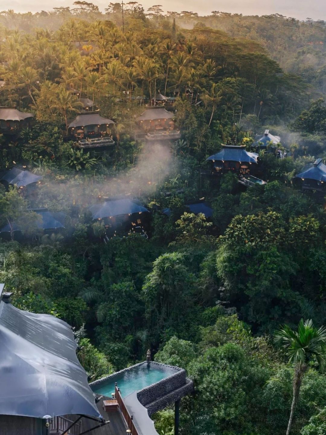 Bali-Capella Ubud Bali, an eco-friendly luxury tent hotel designed by designer Bill Bensley