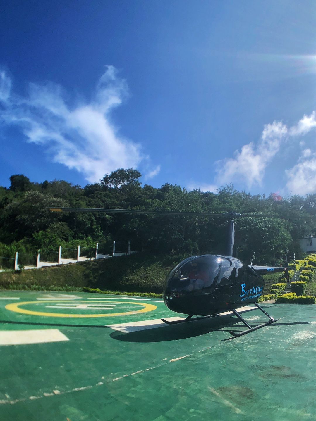 Boracay-Boracay helicopter tour around the island, 🚁review the white sand beach and blue water