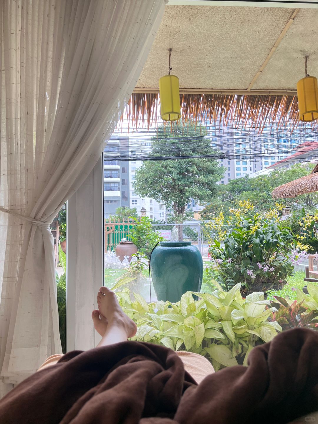 Pattaya-Thip buri massage shop in Pattaya, 💆‍♀️with lots of greenery and close to the beach