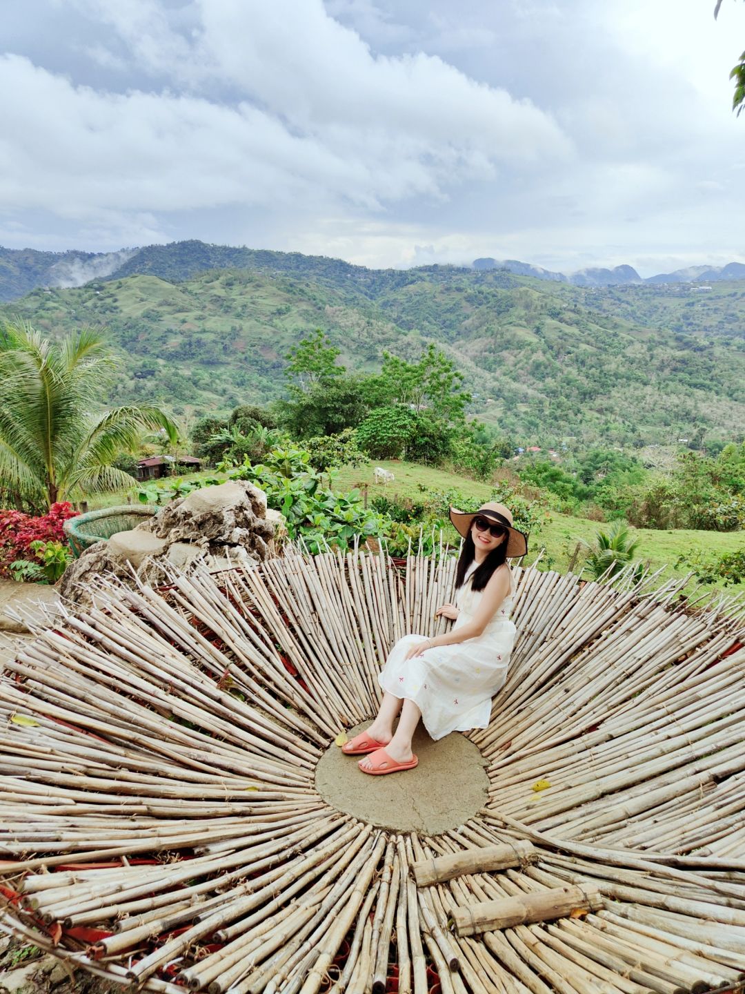 Cebu-Visit Sirao Garden in Cebu Mountain on weekends. 🌸The ticket is a small red flower stamp