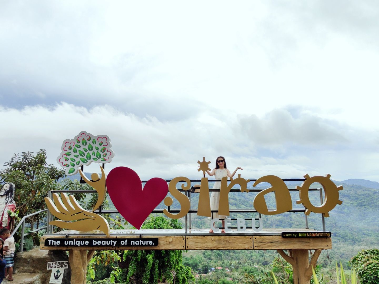 Cebu-Visit Sirao Garden in Cebu Mountain on weekends. 🌸The ticket is a small red flower stamp