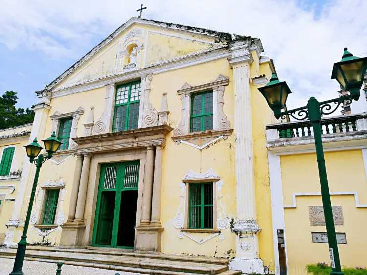 Macao-St. Augustine's Church in Macau, the Italian Catholic Augustine Church was established in 1586