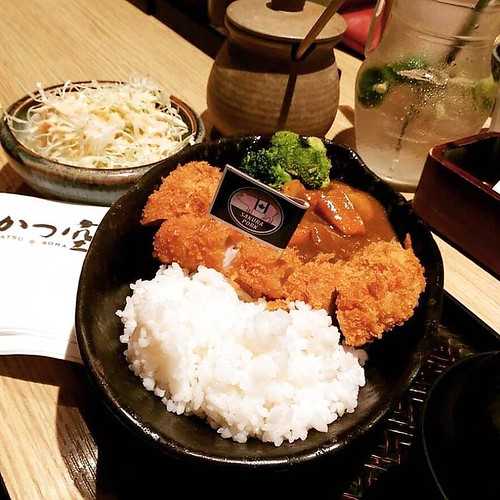 Manila/Luzon-Katsu Sora Japanese Restaurant in Manila, fried pork chop is a must-try, all-you-can-eat vegetable menu