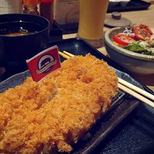 Manila/Luzon-Katsu Sora Japanese Restaurant in Manila, fried pork chop is a must-try, all-you-can-eat vegetable menu