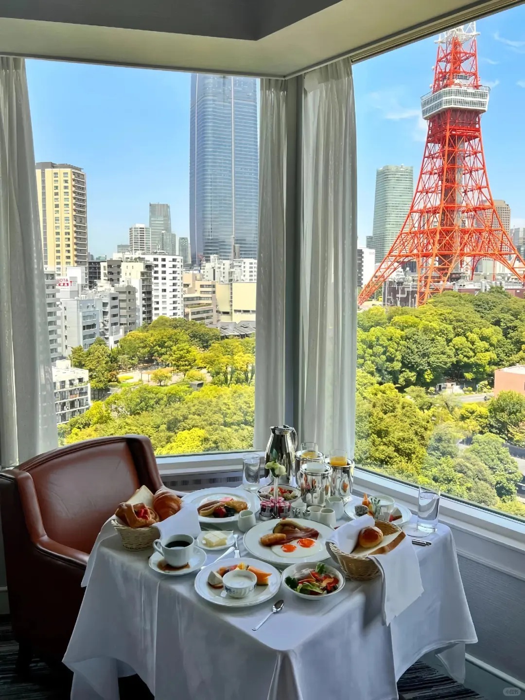 Tokyo-The Prince Park Tower Tokyo, with Tokyo Tower in front of you when you open the window