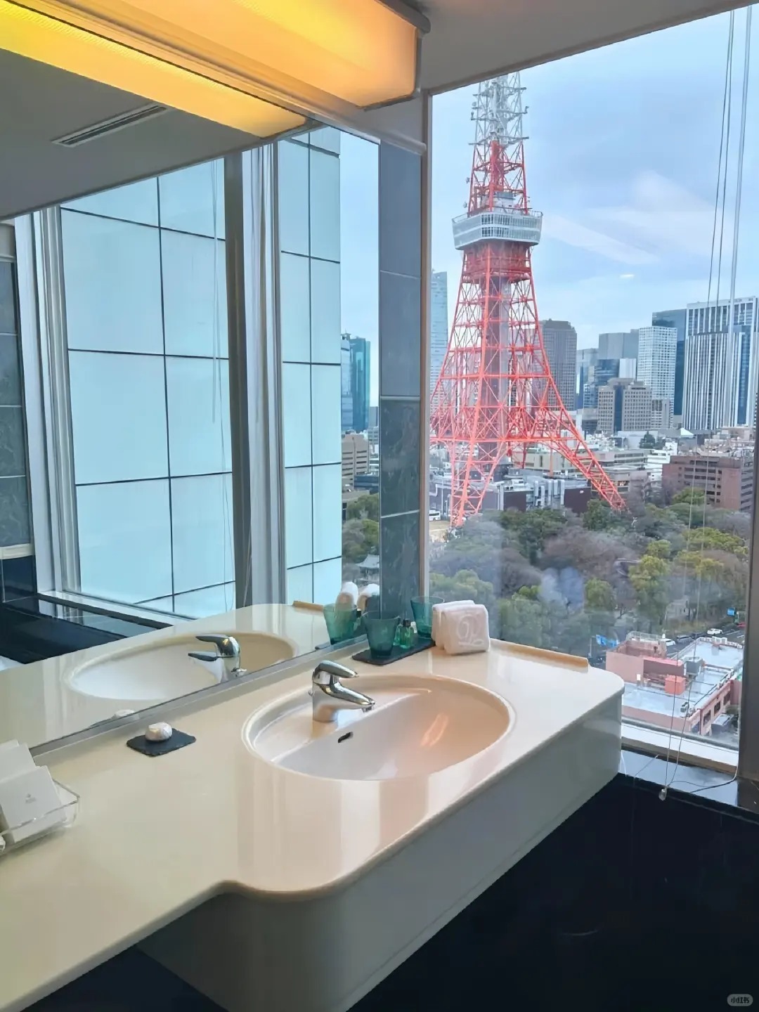 Tokyo-The Prince Park Tower Tokyo, with Tokyo Tower in front of you when you open the window