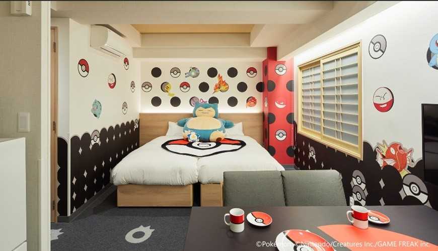 Osaka-Recommended Osaka aparthotel "MIMARU": Pokémon rooms and board game rooms!