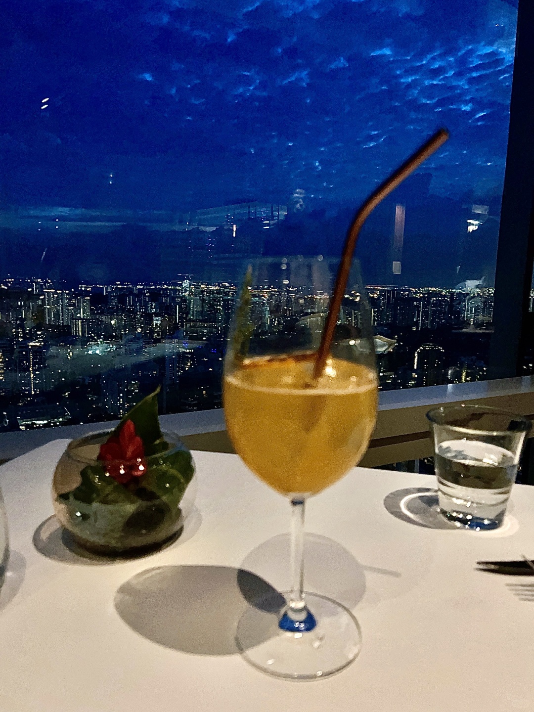 Singapore-Celebrating your birthday at 1-ATICO restaurant in Singapore, enjoying Argentine cuisine while taking in a 360 degree panoramic view of Singapore!