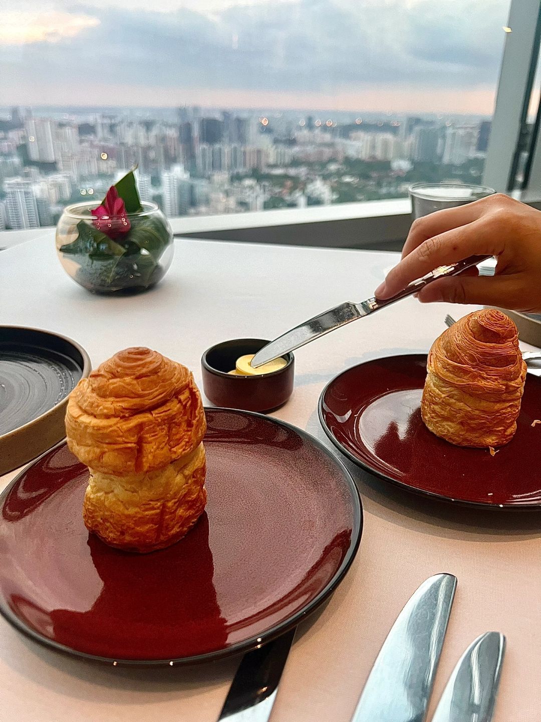 Singapore-Celebrating your birthday at 1-ATICO restaurant in Singapore, enjoying Argentine cuisine while taking in a 360 degree panoramic view of Singapore!