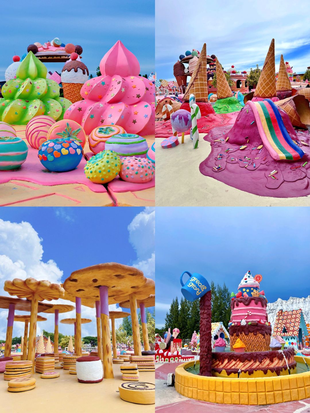 Pattaya-Pattaya Great & great Sweet Destination Ice Cream Park, no child will dislike this place