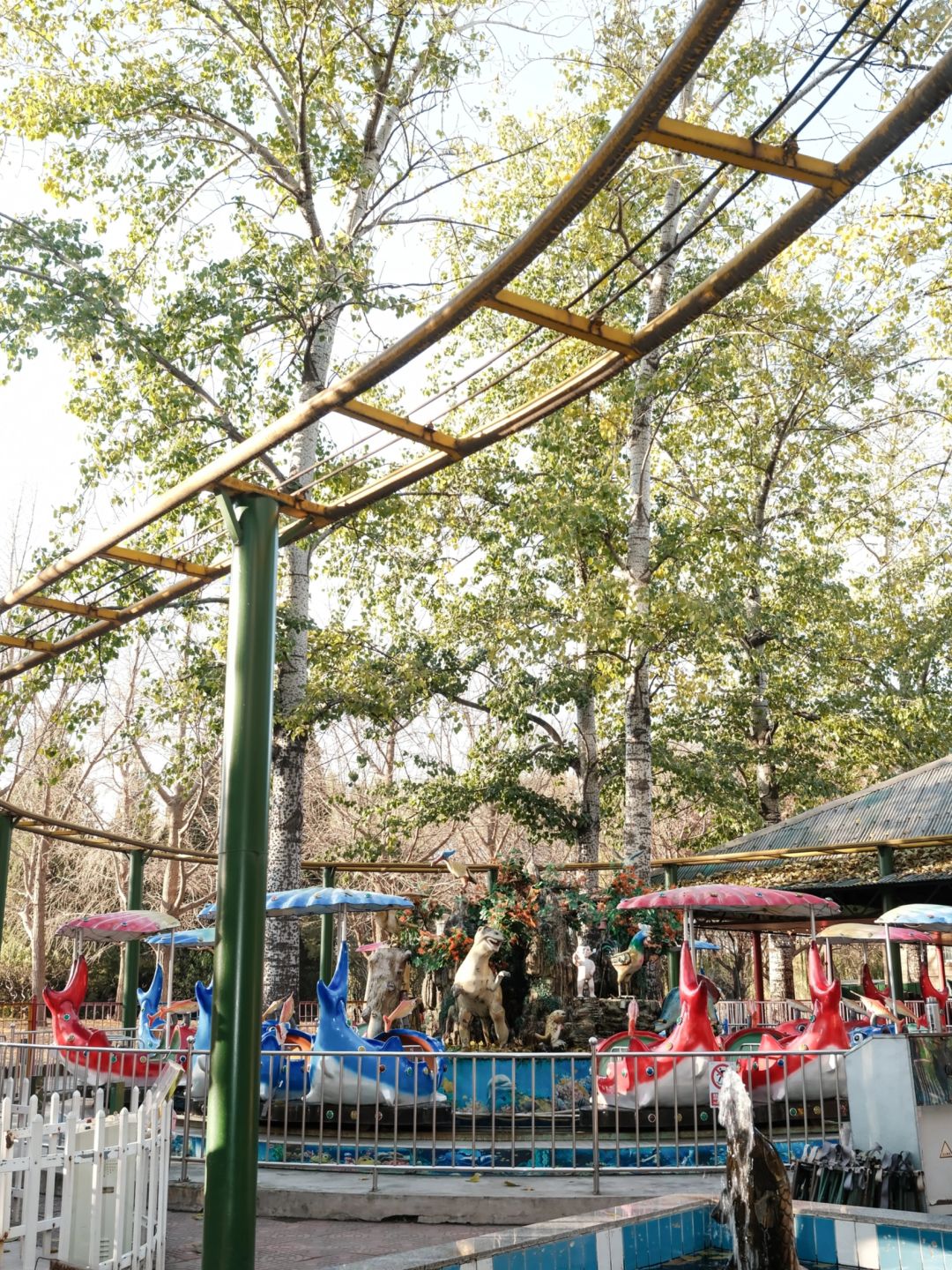 Beijing/Tianjin-Beijing Red Scarf Park is full of autumn atmosphere, suitable for playing with children.