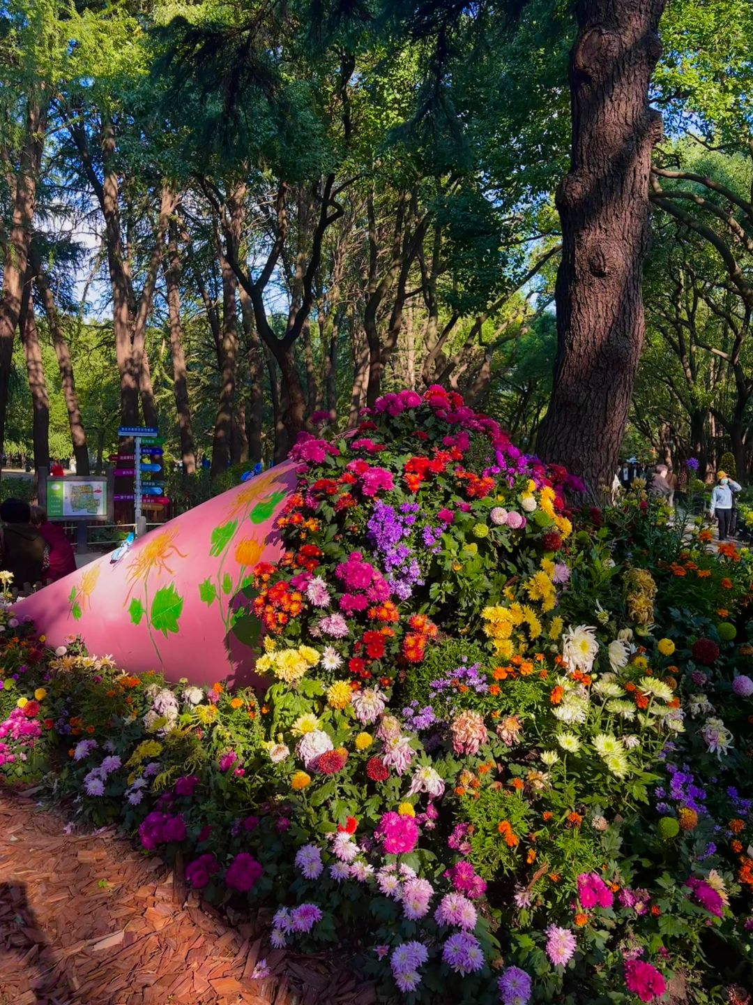 Jiangsu/Zhejiang/Shanghai-Gongqing Forest Park is as beautiful as Monet's garden in his paintings