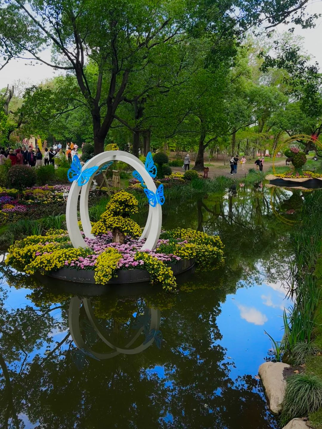 Jiangsu/Zhejiang/Shanghai-Gongqing Forest Park is as beautiful as Monet's garden in his paintings