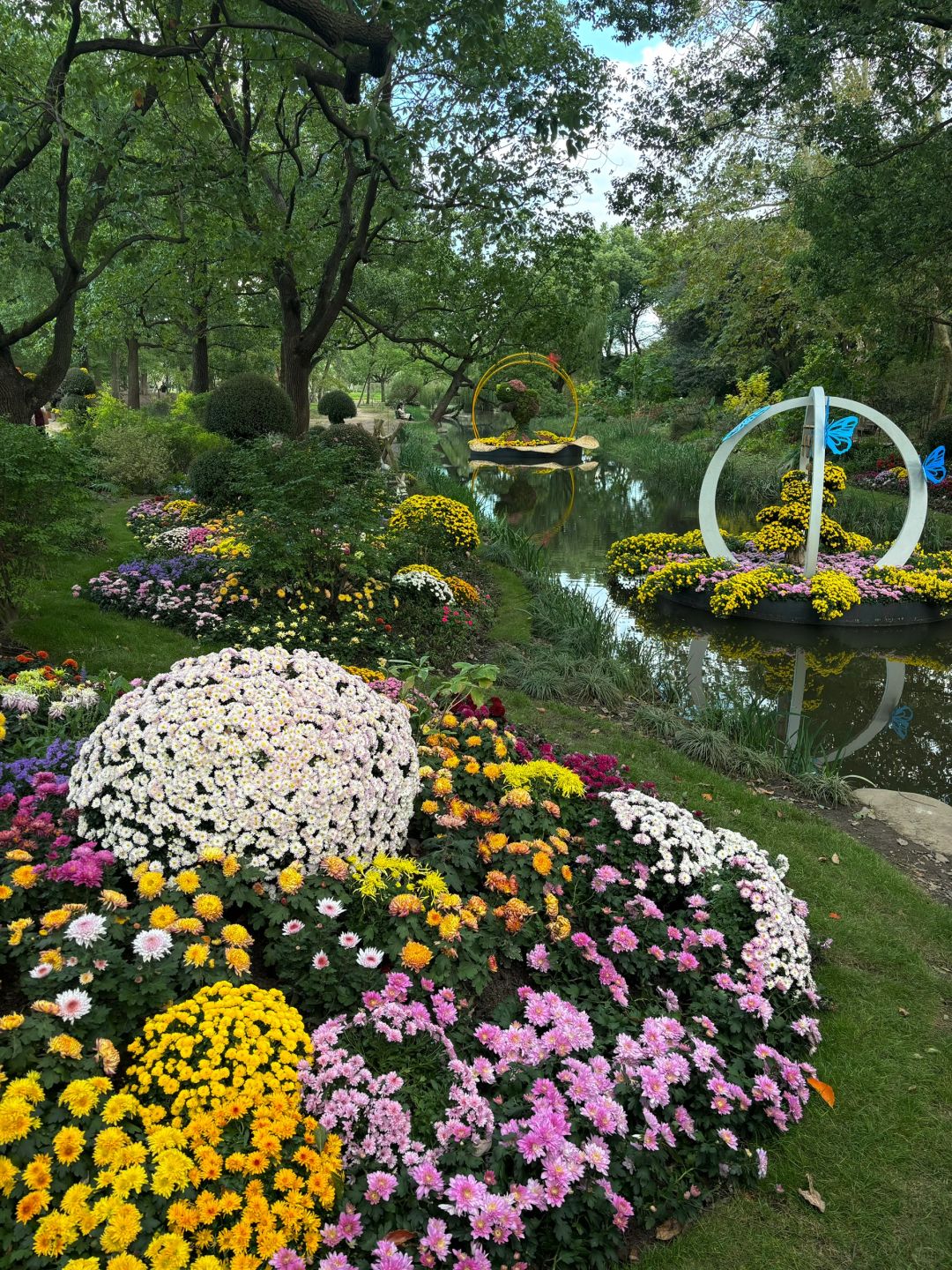 Jiangsu/Zhejiang/Shanghai-Gongqing Forest Park is as beautiful as Monet's garden in his paintings