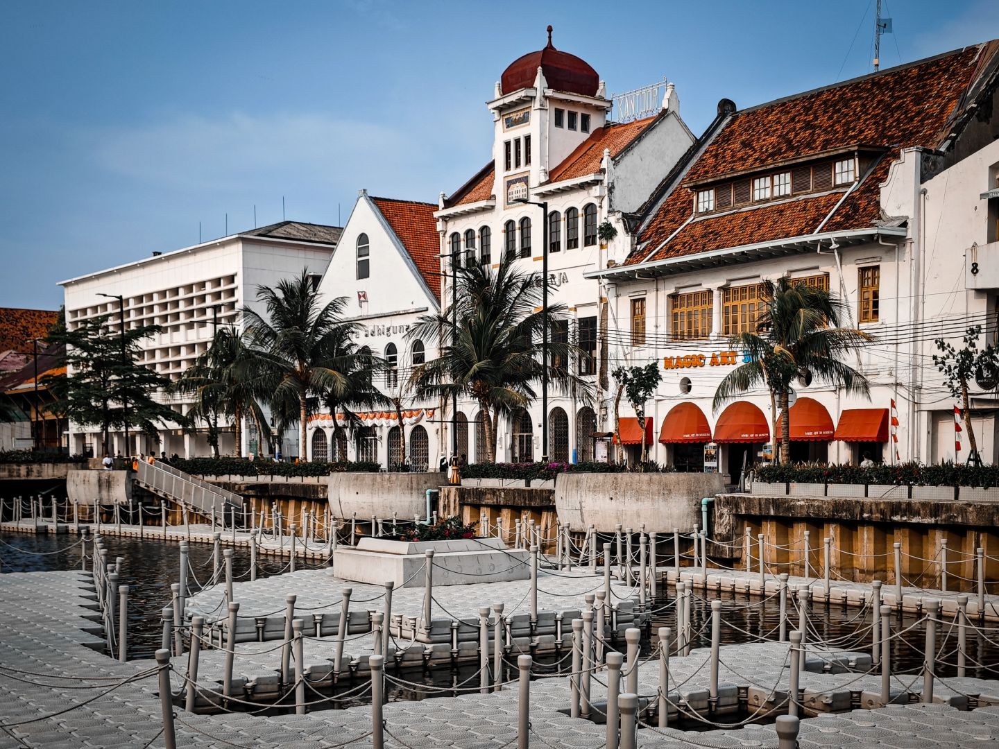 Jakarta-Kota Tua Jakarta, which retains many Dutch-style buildings and historical sites