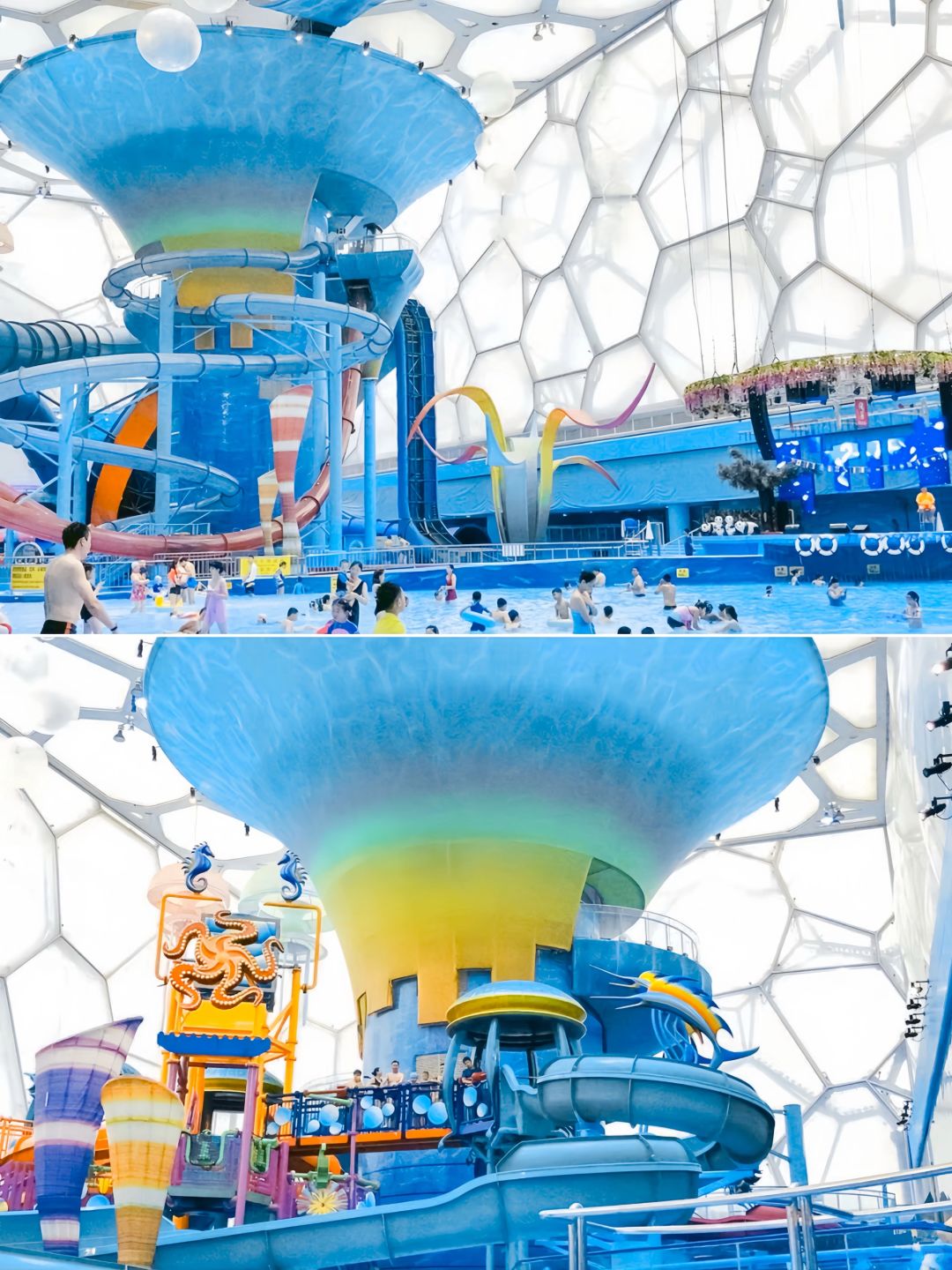 Beijing/Tianjin-Go to Beijing Water Cube Water Park to escape the dryness and heat of summer ‼️