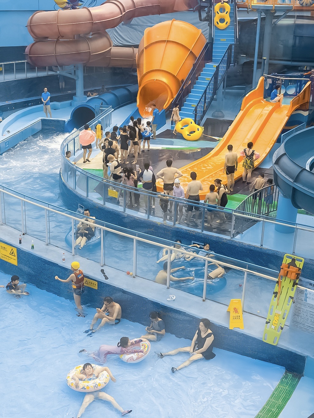 Beijing/Tianjin-Go to Beijing Water Cube Water Park to escape the dryness and heat of summer ‼️