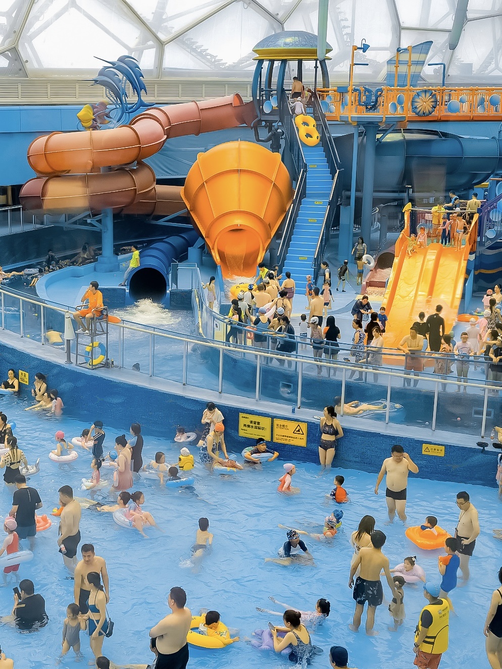 Beijing/Tianjin-Go to Beijing Water Cube Water Park to escape the dryness and heat of summer ‼️