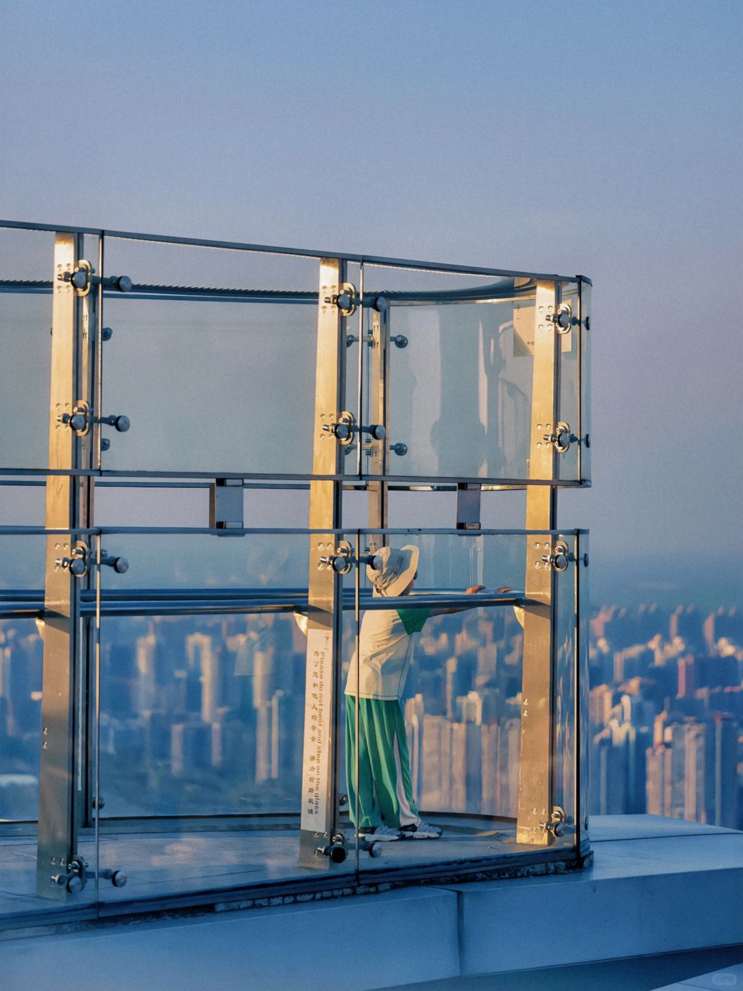 Beijing/Tianjin-At the Beijing Olympic Tower! The sunset and night scenery here are breathtaking!