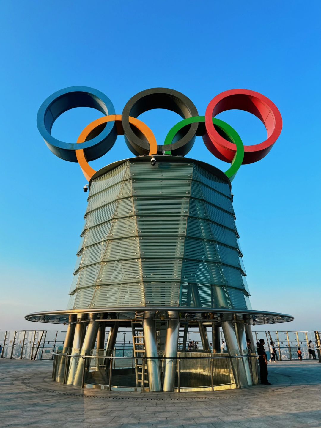 Beijing/Tianjin-At the Beijing Olympic Tower! The sunset and night scenery here are breathtaking!