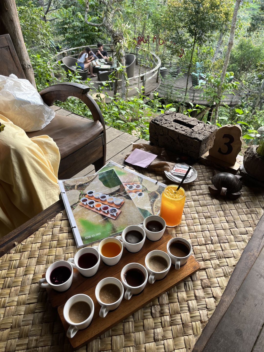 Bali-Relax at Pulina Coffee Farm in Ubud, Bali, and learn how civet and cat feces coffee is made