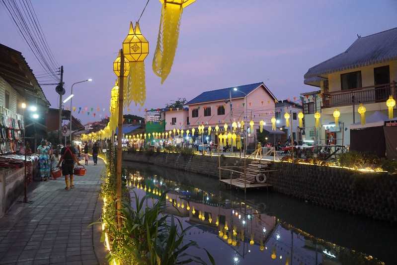 Chiang Mai-Mae Khao Canal Market in Chiang Mai. Chiang Mai’s version of Otaru Canal, a new hot spot in 2024