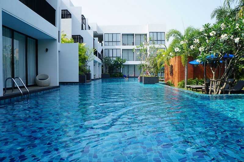 Hua Hin-Asira Boutique Hua Hin. Triple room, simple resort style hotel (newly opened in 2016)