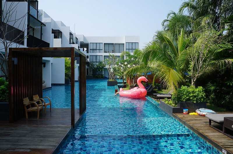 Hua Hin-Asira Boutique Hua Hin. Triple room, simple resort style hotel (newly opened in 2016)