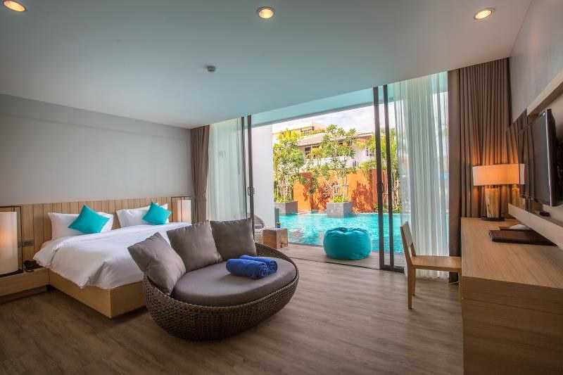 Hua Hin-Asira Boutique Hua Hin. Triple room, simple resort style hotel (newly opened in 2016)