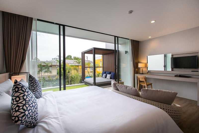 Hua Hin-Asira Boutique Hua Hin. Triple room, simple resort style hotel (newly opened in 2016)