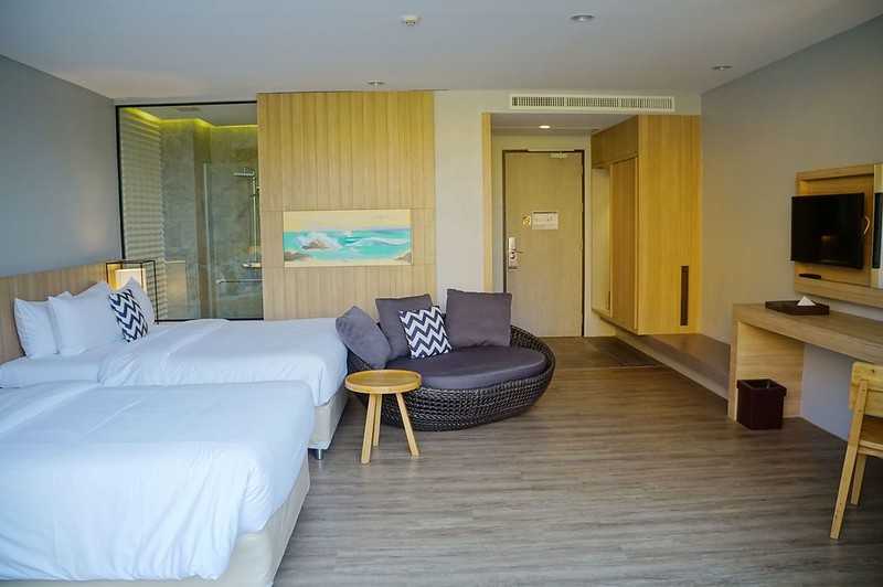 Hua Hin-Asira Boutique Hua Hin. Triple room, simple resort style hotel (newly opened in 2016)