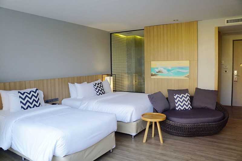 Hua Hin-Asira Boutique Hua Hin. Triple room, simple resort style hotel (newly opened in 2016)