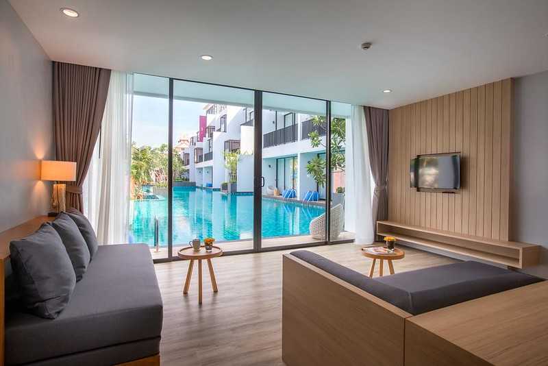 Hua Hin-Asira Boutique Hua Hin. Triple room, simple resort style hotel (newly opened in 2016)