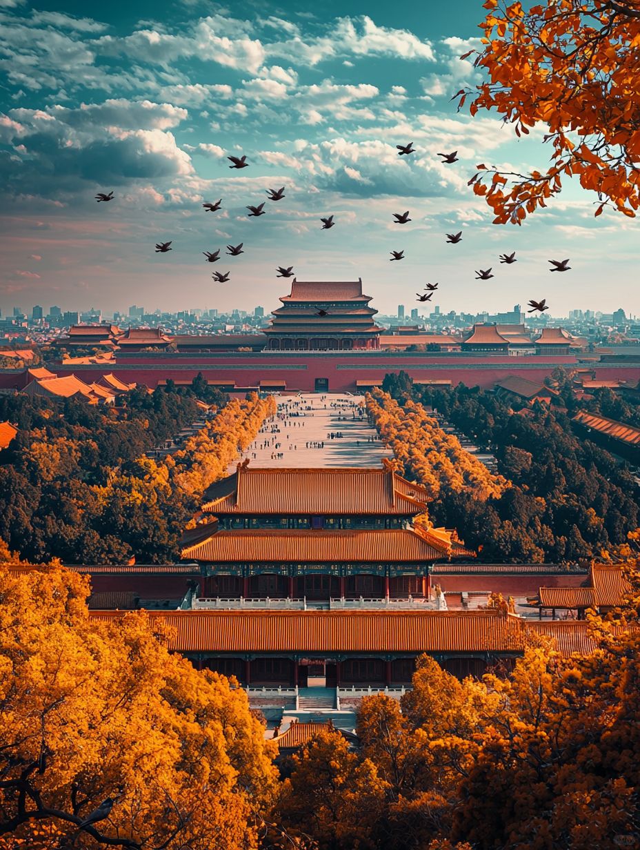 Beijing/Tianjin-Beijing|The Forbidden City in late autumn, is the most beautiful Forbidden City！