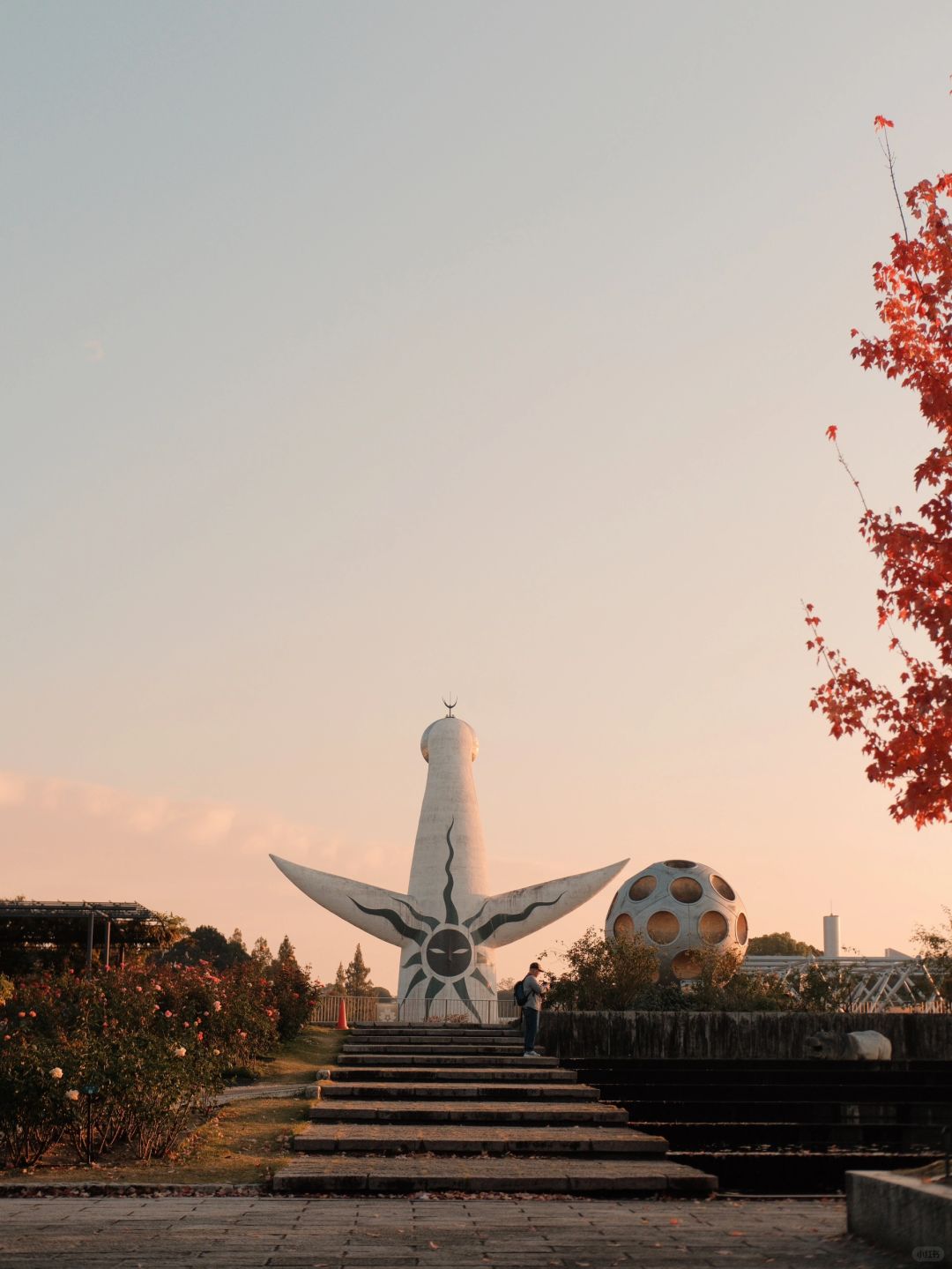 Osaka-The Tower of the Sun,Expo Commemorative Park,National Museum of Ethnology and a Japanese garden area