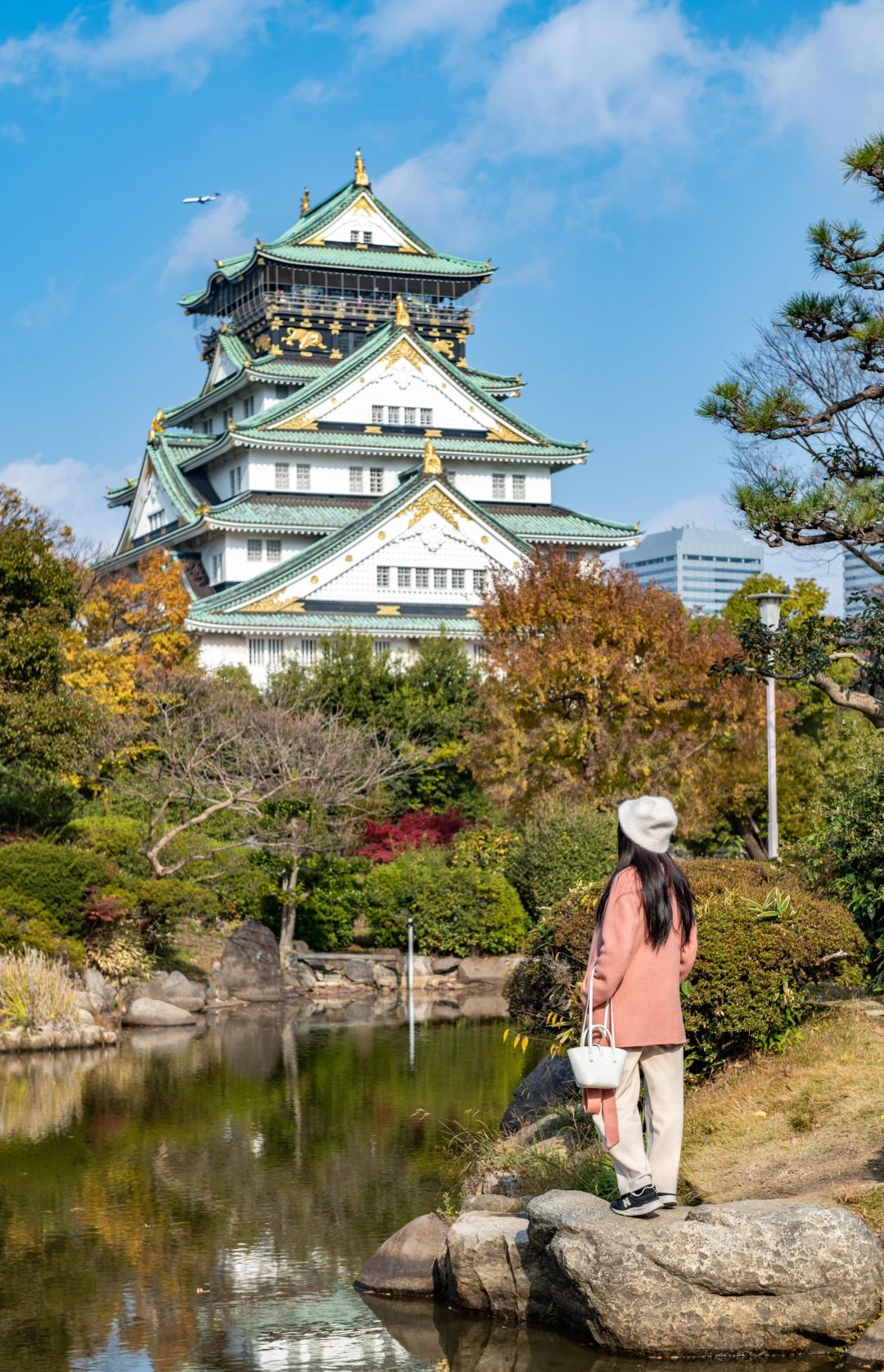 Osaka-Osaka Castle Park~The most beautiful seat at the castle tower~