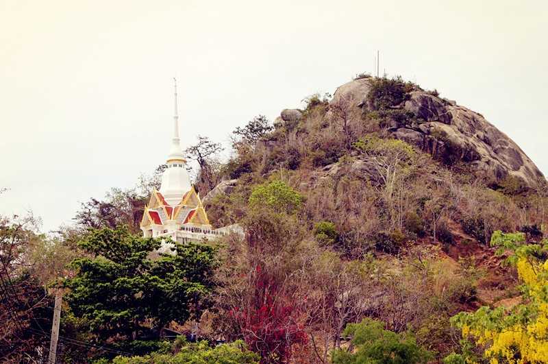 Hua Hin-Hua Hin Chopstick Hill Khao Takiab and Khao Krailat, standing on the mountain overlooking Hua Hin Beach