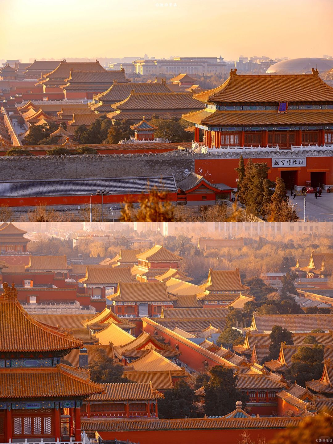 Beijing/Tianjin-Winter only | The sunrise at the Forbidden City is so New Year’s atmo